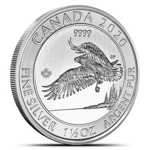 Canada / Silver Ounce and a Half 2020 Bald Eagle - reverse photo