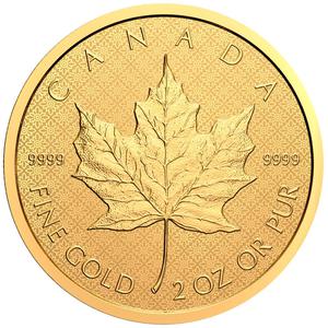 Canada / Gold Two Ounces 2021 Maple Leaf - reverse photo
