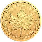Gold Two Ounces 2021 Maple Leaf: Photo Coin, Canada, Gold Two Ounces 2021 Maple Leaf / thumbnail