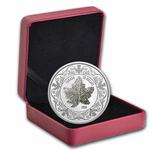 Silver Two Ounces 2020 Maple Leaf Brooch Legacy: Photo Coin, Canada, Silver Two Ounces 2020 Maple Leaf Brooch Legacy / thumbnail