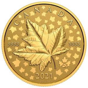 Canada / Gold Ounce 2021 Maple Leaf - Celebration - reverse photo