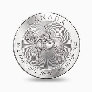 Canada / Silver Ten Ounces 2022 Royal Canadian Mounted Police - reverse photo