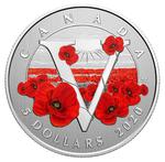 Silver Quarter Ounce 2020 Remembrance Day: Photo Coin, Canada, Silver Quarter Ounce 2020 Remembrance Day / thumbnail