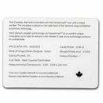 Silver Three Ounces 2020 Forevermark Diamond: Photo Coin, Canada, Silver Three Ounces 2020 Forevermark Diamond / thumbnail