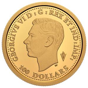 Canada / One Hundred Dollars Gold 2020 VE Day - obverse photo