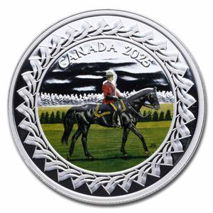 Canada / Silver Ounce 2025 RCMP Musical Ride - reverse photo