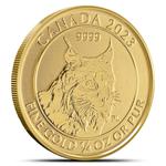 Canada / Gold Quarter Ounce 2023 Lynx - reverse photo