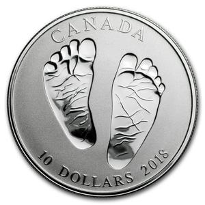 Canada / Silver Half Ounce 2018 Welcome Baby - reverse photo