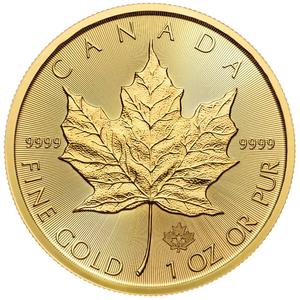 Canada / Gold Ounce 2021 Maple Leaf - reverse photo