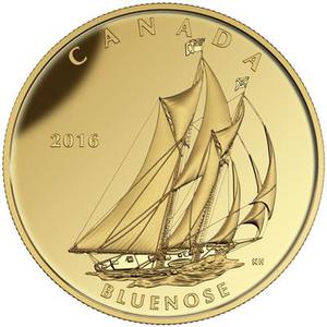 Canada / Gold Ounce 2016 Bluenose - reverse photo