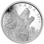 Silver Half Kilo 2014 Howling Wolf: Photo Coin, Canada, Silver Half Kilo 2014 Howling Wolf / thumbnail