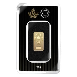 Canada / Gold Ten Grams Bar - Royal Canadian Mint - reverse photo