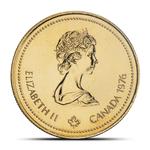 Gold Quarter Ounce 1976 Olympic Games: Photo Coin, Canada, Gold Quarter Ounce 1976 Olympic Games / thumbnail