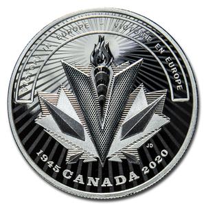 Canada / Silver Ounce 2020 Victory in Europe - reverse photo