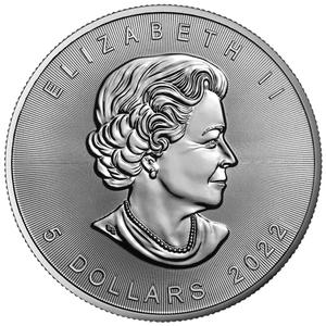 Canada / Silver Ounce 2022 Maple Leaf - obverse photo