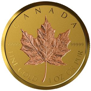 Canada / Gold Ounce 2019 Maple Leaf - Incuse - reverse photo