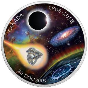 Canada / Silver Ounce 2018 Royal Astronomical Society - reverse photo