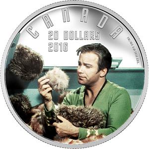 Canada / Silver Ounce 2016 Star Trek - The Trouble with Tribbles - reverse photo