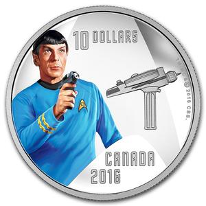Canada / Silver Half Ounce 2016 Star Trek - reverse photo
