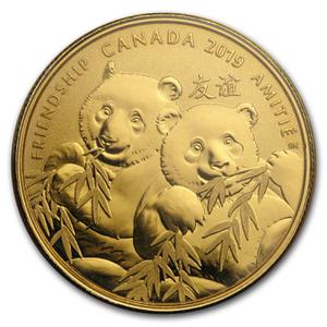 Canada / Gold Quarter Ounce 2019 Pandas - reverse photo