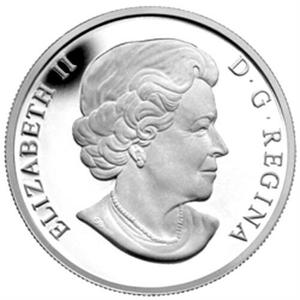 Canada / Silver Ounce 2014 The Bison - The Fight - obverse photo