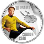 Silver Half Ounce 2016 Star Trek - Captain Kirk: Photo Coin, Canada, Silver Half Ounce 2016 Star Trek - Captain Kirk / thumbnail