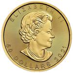 Gold Ounce 2021 Maple Leaf: Photo Coin, Canada, Gold Ounce 2021 Maple Leaf / thumbnail
