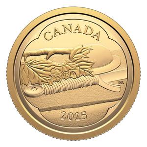 Canada / Gold Quarter Ounce 2025 Tomb of The Unknown Soldier - reverse photo