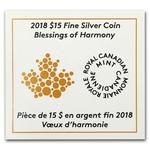 Fifteen Dollars 2018 Blessings of Harmony: Photo Coin, Canada, Fifteen Dollars 2018 Blessings of Harmony / thumbnail