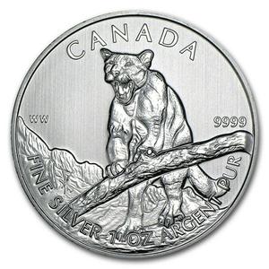 Canada / Silver Ounce 2012 Cougar - reverse photo