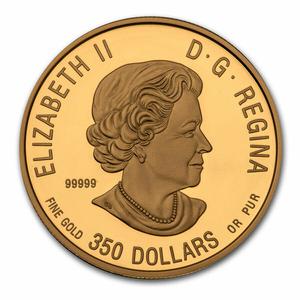 Canada / Gold Thirty-five Grams 2020 Grizzly Bear - obverse photo