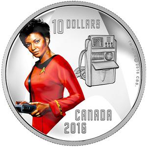 Canada / Silver Half Ounce 2016 Star Trek - Uhura - reverse photo