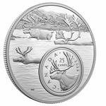 Silver Five Ounces 2022 The Caribou: Photo Coin, Canada, Silver Five Ounces 2022 The Caribou / thumbnail