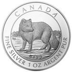 Silver Ounce 2014 Arctic Fox: Photo Coin, Canada, Silver Ounce 2014 Arctic Fox / thumbnail