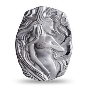Canada / Silver Ten Ounces 2023 Art Nouveau Woman with Flowing Hair - reverse photo