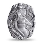 Silver Ten Ounces 2023 Art Nouveau Woman with Flowing Hair: Photo Coin, Canada, Silver Ten Ounces 2023 Art Nouveau Woman with Flowing Hair / thumbnail