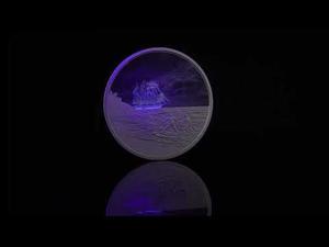 Canada / Silver Five Ounces 2022 Ghost Ship - reverse photo