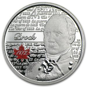 Canada / Silver Quarter Ounce 2012 Sir Isaac Brock - reverse photo