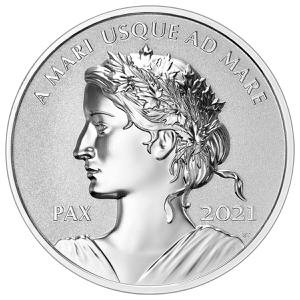 Canada / Silver Ounce 2021 Peace Dollar - reverse photo