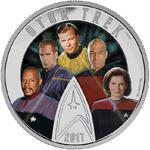 Silver Two Ounces 2017 Star Trek - Five Captains: Photo Coin, Canada, Silver Two Ounces 2017 Star Trek - Five Captains / thumbnail