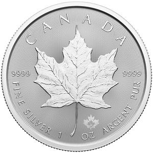 Canada / Silver Ounce 2025 Maple Leaf - reverse photo