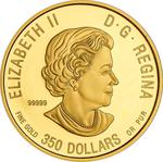 Gold Thirty-five Grams 2014 Majestic Moose: Photo Coin, Canada, Gold Thirty-five Grams 2014 Majestic Moose / thumbnail