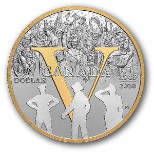 Canada / One Dollar 2020 VE Day - reverse photo