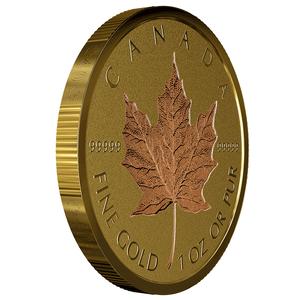 Canada / Gold Ounce 2019 Maple Leaf - Incuse - obverse photo