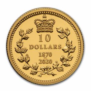 Canada / Gold Twenty-fifth-Ounce 2020 Dominion of Canada - reverse photo