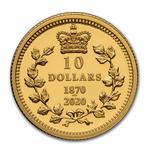 Gold Twenty-fifth-Ounce 2020 Dominion of Canada: Photo Coin, Canada, Gold Twenty-fifth-Ounce 2020 Dominion of Canada / thumbnail