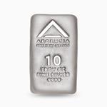 Silver Ten Ounces 2022 Argentia Bar: Photo 10 Ounce Bar, Argentia .9999 Fine Silver / thumbnail