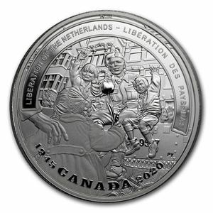 Canada / Silver Ounce 2019 Liberation of the Netherlands - reverse photo