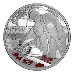 Canada / Silver Ounce 2023 Remembrance Day - reverse photo