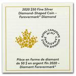 Silver Three Ounces 2020 Forevermark Diamond: Photo Coin, Canada, Silver Three Ounces 2020 Forevermark Diamond / thumbnail